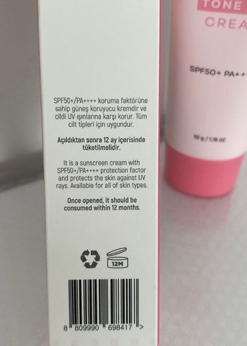 VioGlam Pembe Tonlu Güneş Koruyucu Krem SPF50 - Görsel 4
