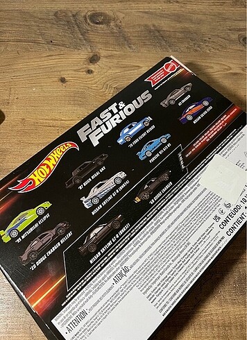  Beden Renk Fast&Furious Set Hotwheels