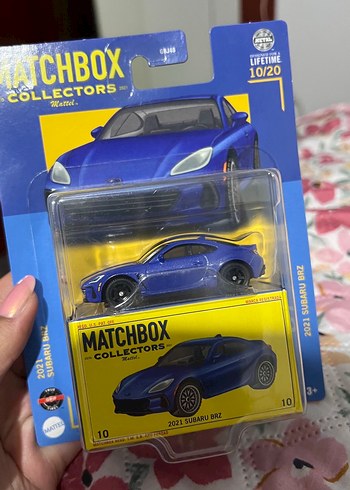 Matchbox Koleksiyon 2021 Subaru BRZ Mavi Oyuncak Araba
