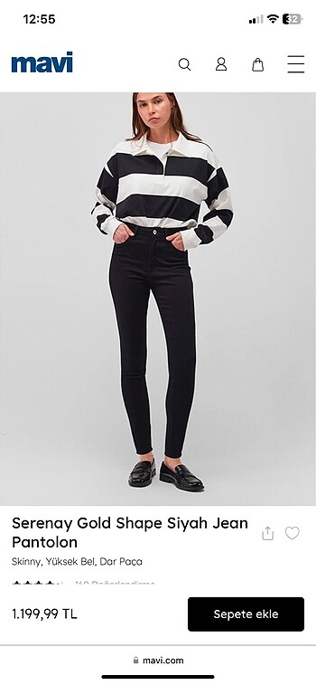 Mavi skiny jean 25/27 beden