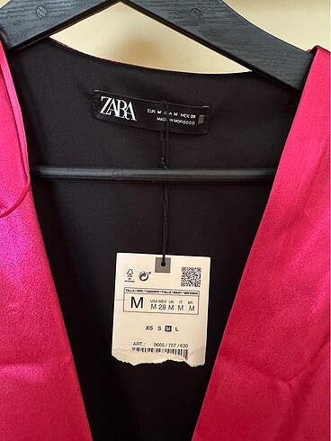 Zara pembe mini abiye elbise
