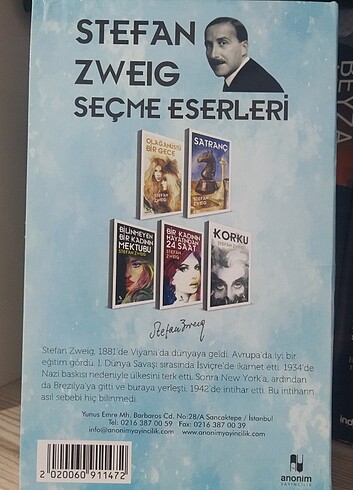  Beden Stefan Zweig Seçme Eserleri