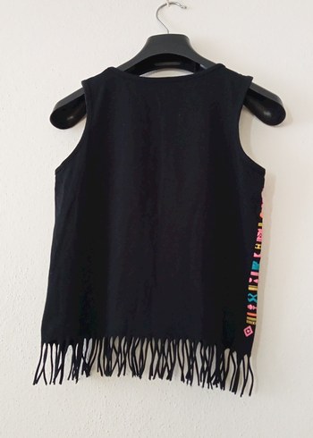 Renkli Bohem Kız Ponchosu - Görsel 5