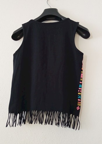 Renkli Bohem Kız Ponchosu - Görsel 6