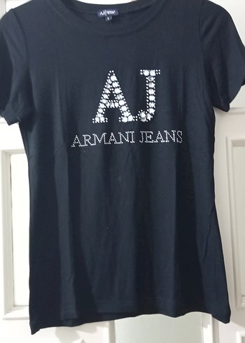 Armani Jeans Siyah Erkek Tişört - Görsel 7