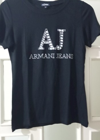 Armani Jeans Siyah Erkek Tişört - Görsel 4