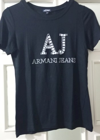 Armani Jeans Siyah Erkek Tişört - Görsel 3