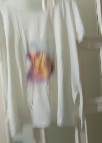 Beyaz Keten Hamile Tişörtü - Görsel 7