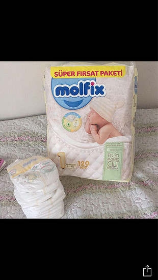 Molfix kapalı paket + 11adetbez 