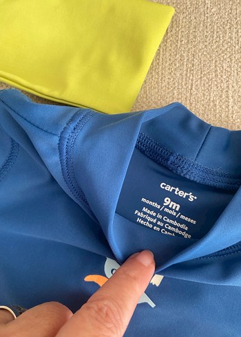 Carters Erkek Çocuk Renkli Baskılı Kısa Kollu Mayo Takımı - Görsel 2