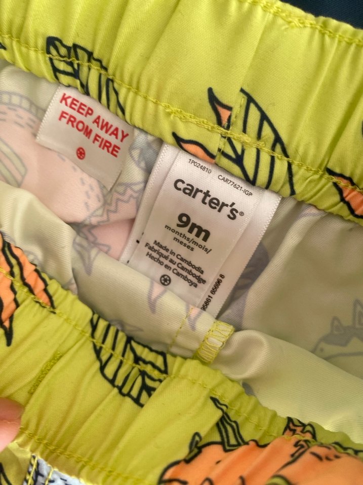 Carters Erkek Çocuk Renkli Baskılı Kısa Kollu Mayo Takımı - Görsel 4