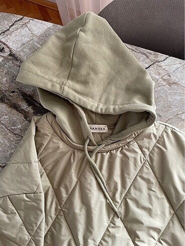Diğer Manuka çağla yeşili kapitone yağmurluk/sweatshirt