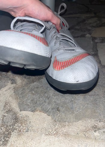 Nike Gri Erkek Spor Ayakkabısı Velcro Detaylı