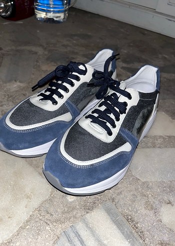 45 Beden Erkek Spor Ayakkabı Velcro Detaylı