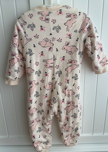 LC Waikiki Kız Çocuk Pembe Fermuarlı uyku Tulum 12-18 ay