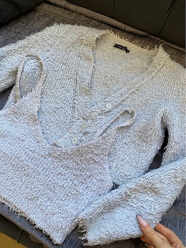 Trendyol & Milla Crop hırka takım