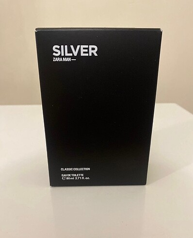 Zara silver erkek parfümü 80 ml