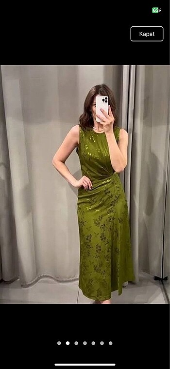 Zara Zara jakarlı elbise