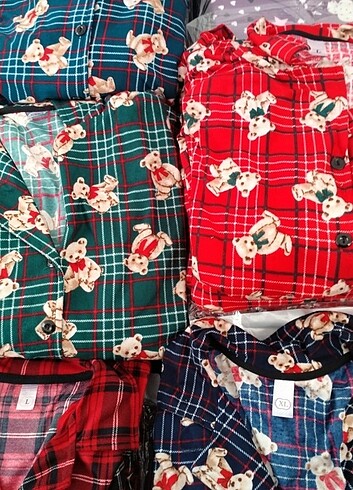 Diğer Pijama takımları bedenleri mevcuttur