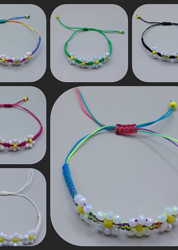 kristal taşlı Bohem Kadın Bileklik - Görsel 6