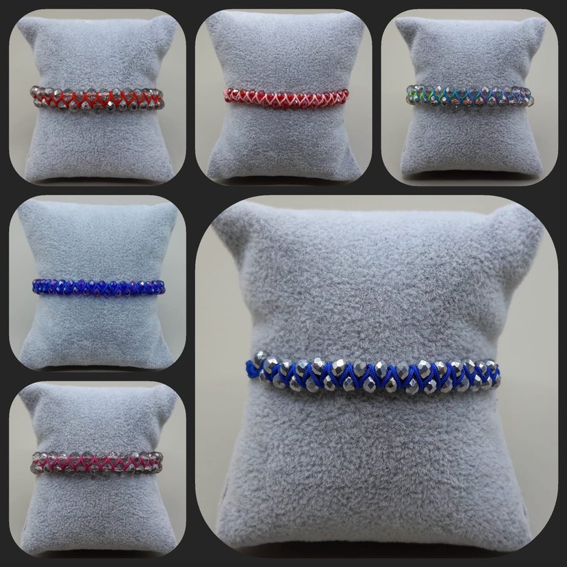 kristal taşlı Bohem Parti Bilekliği - Görsel 3