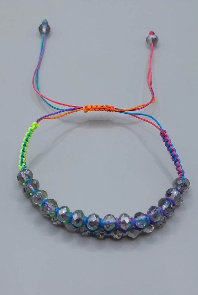 kristal taşlı Bohem Parti Bilekliği - Görsel 2