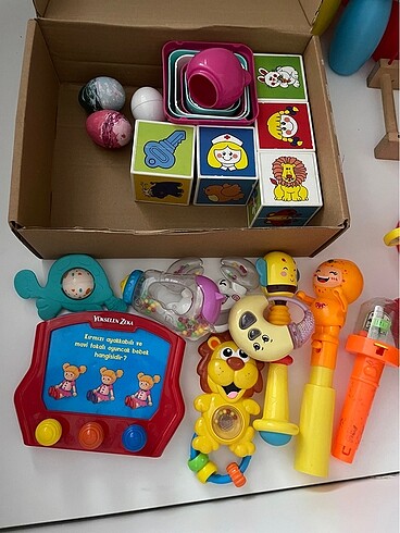 Karışık bebek oyuncakları