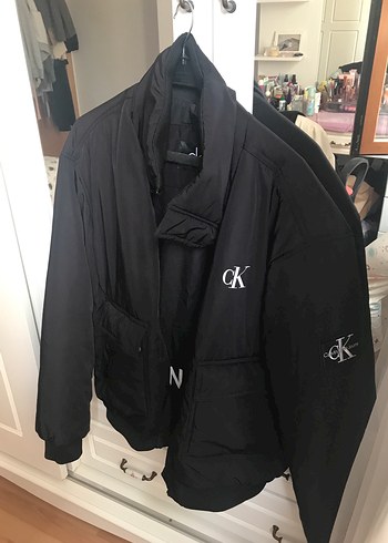Calvin Klein Siyah Sisme Ceket Mont