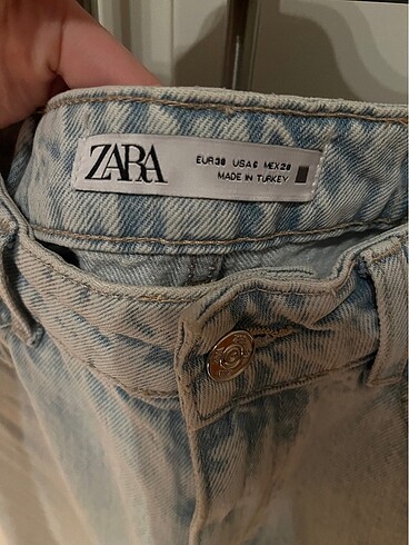 Zara Zara marka 38 beden (36/38 bedene uygun) straight kesim jean