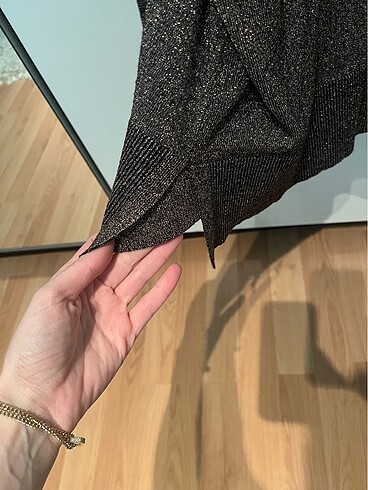 36 Beden çeşitli Renk Topshop marka parıltılı gunik bluz.