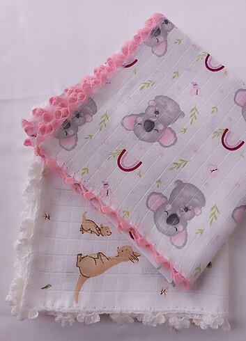 Beden çeşitli Renk Muslin bebek battaniyesi