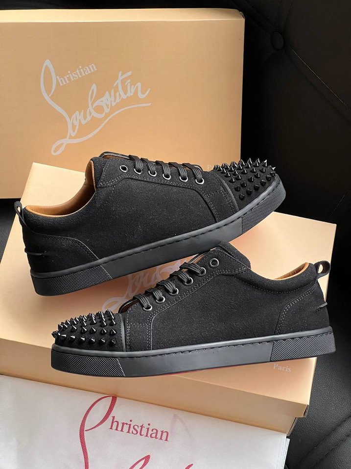 Christian Louboutin Siyah Düşük Bilekli Sneaker — görsel 3/4