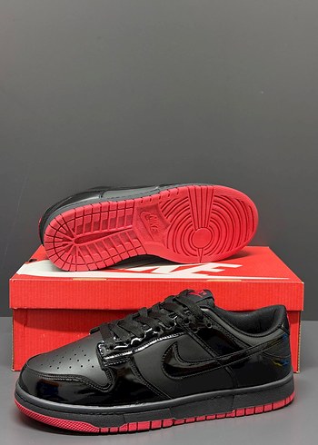 Nike Dunk Low Siyah Kirmizi Sneaker