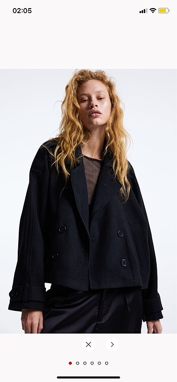 H&M kruvaze ceket