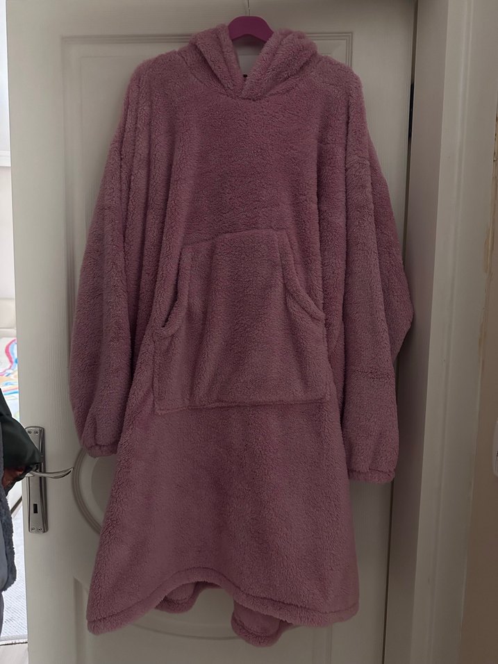 Giyilebilir Pembe Battaniye - Görsel 2