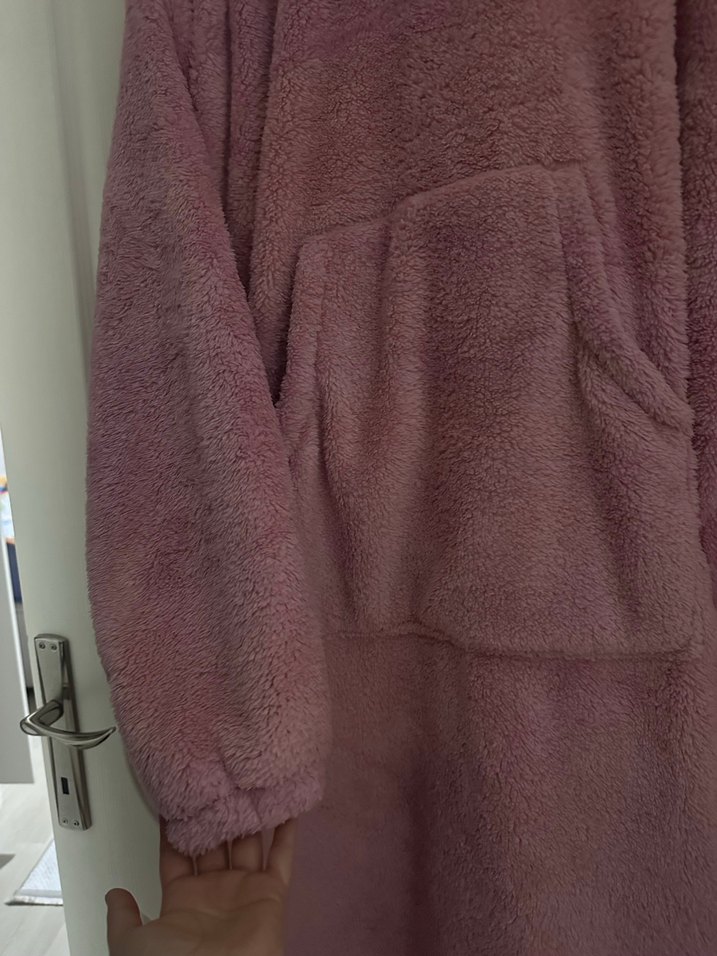 Giyilebilir Pembe Battaniye - Görsel 4