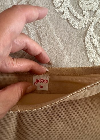 Victoria s Secret Bej Midi Kadın korse