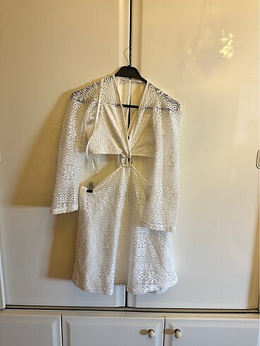H&M beyaz elbise