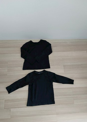 LC Waikiki LCW Wakiki 3 4 Siyah Çocuk Uzun Kollu bady
