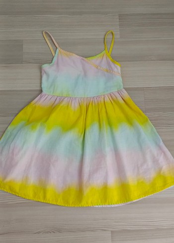 Koton Koton 5 6 yaş Kız Çocuk Pastel Renkli Askılı Elbise