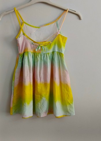 Koton 5 6 yaş Kız Çocuk Pastel Renkli Askılı Elbise