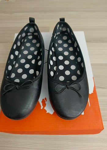 32 no Kızlar için Siyah Puantiyeli Fiyonklu Babet - Görsel 16