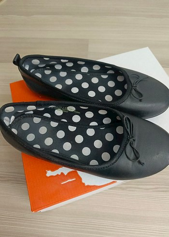 32 no Kızlar için Siyah Puantiyeli Fiyonklu Babet - Görsel 5