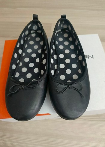 32 no Kızlar için Siyah Puantiyeli Fiyonklu Babet - Görsel 6