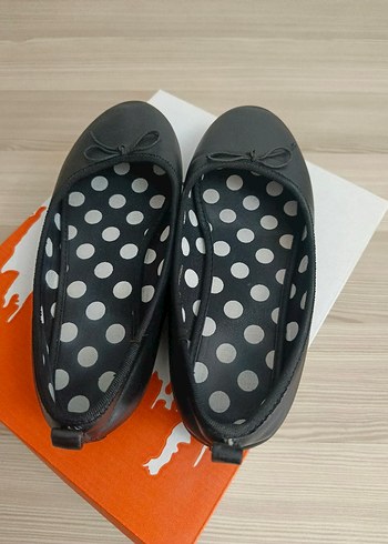 32 no Kızlar için Siyah Puantiyeli Fiyonklu Babet - Görsel 10