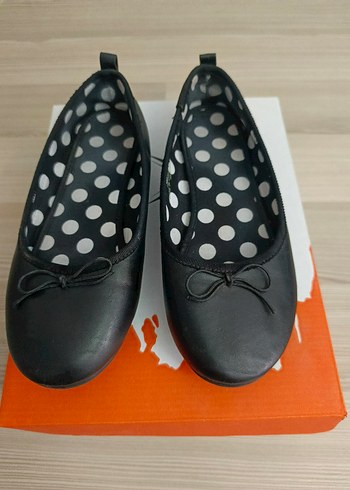 32 no Kızlar için Siyah Puantiyeli Fiyonklu Babet - Görsel 13