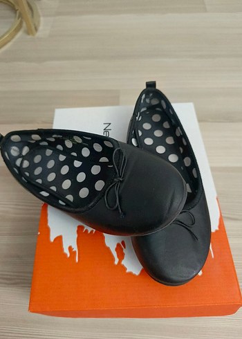 32 no Kızlar için Siyah Puantiyeli Fiyonklu Babet - Görsel 12