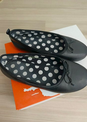 32 no Kızlar için Siyah Puantiyeli Fiyonklu Babet - Görsel 9