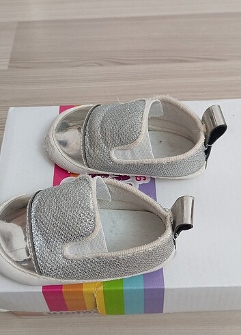 Kız Bebek simli ayakkabı - Görsel 5