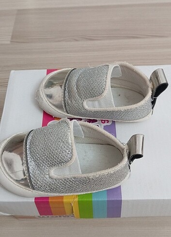 Kız Bebek simli ayakkabı - Görsel 8